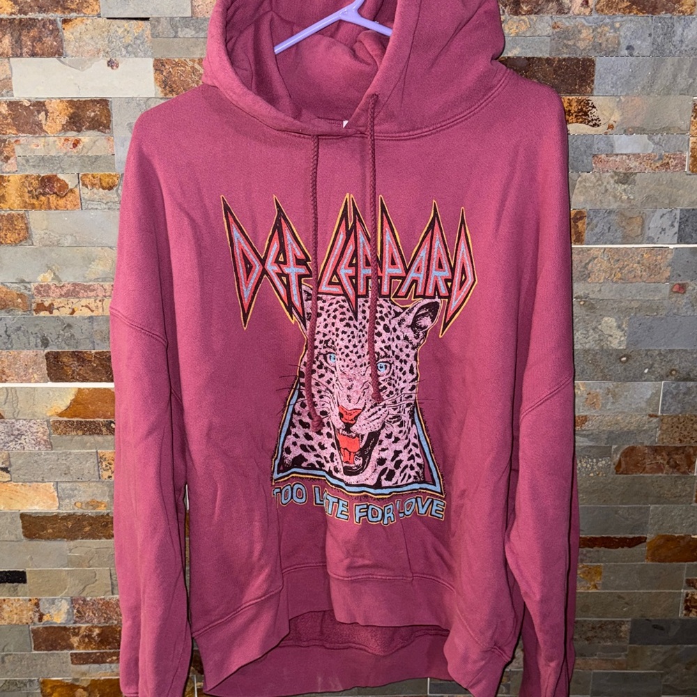 Brand New Never Worn Daydreamer Pink Graphic Hoodie